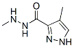 1H-Pyrazole-3-carboxylic  acid,  4-methyl-,  2-methylhydrazide Struktur