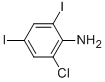 2-CHLORO-4,6-DIIODOANILINE Struktur