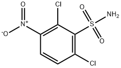 2,6-Dichloro-3-nitrobenzenesulfonamide Struktur