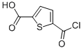 2-Thiophenecarboxylicacid,5-(chloroformyl)-(7CI) Struktur