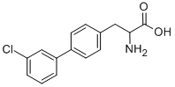 DL-2-AMINO-3-(3'-CHLORO-BIPHENYL-4-YL)-PROPIONIC ACID Struktur