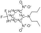 TRIFLURALIN-RING-UL-14C Struktur