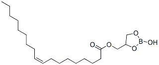 9-Octadecenoic acid (Z)-, (2-hydroxy-1,3,2-dioxaborolan-4-yl)methylester Struktur