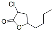 5-butyl-3-chlorodihydrofuran-2(3H)-one Struktur