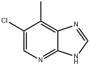 3H-Imidazo[4,5-b]pyridine,  6-chloro-7-methyl- Struktur