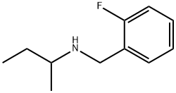 N-(sec-butyl)-N-(2-fluorobenzyl)amine Struktur