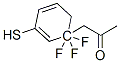 1,1,1-trifluoro-3-mercaptophenylacetone Struktur