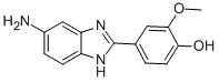 4-(5-AMINO-1H-BENZOIMIDAZOL-2-YL)-2-METHOXY-PHENOL Struktur