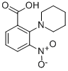 3-NITRO-2-PIPERIDIN-1-YL-BENZOIC ACID Struktur