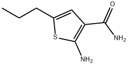 2-AMINO-5-PROPYLTHIOPHENE-3-CARBOXAMIDE Struktur