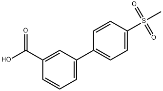 3-(4-Methanesulfonylphenyl)benzoic acid Struktur