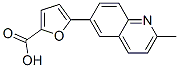 5-(2-Methylquinolin-6-yl)-furan-2-carboxylic acid Struktur