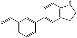 3-(Indolin-5-yl)benzaldehyde Struktur