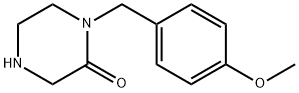 1-(4-METHOXYBENZYL)PIPERAZIN-2-ONE Struktur