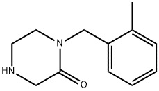 1-(2-METHYLBENZYL)PIPERAZIN-2-ONE Struktur