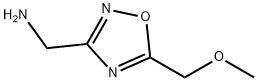 [5-(METHOXYMETHYL)-1,2,4-OXADIAZOL-3-YL]METHYLAMINE Struktur