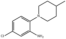 5-Chloro-2-(4-methyl-1-piperidinyl)aniline Struktur