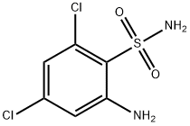 2-Amino-4,6-dichlorobenzenesulfonamide Struktur