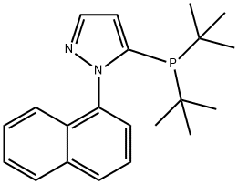 5-[BIS(TERT-BUTYL)PHOSPHINO]-1-(1-NAPHTHALENYL)-1H-PYRAZOLE Struktur