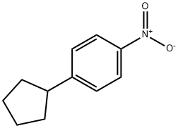 BENZENE, 1-CYCLOPENTYL-4-NITRO- Struktur