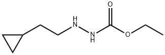 Hydrazinecarboxylic  acid,  2-(2-cyclopropylethyl)-,  ethyl  ester Struktur