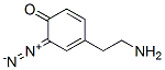 3-diazotyramine Struktur