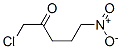 2-Pentanone,  1-chloro-5-nitro- Struktur