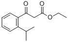 ETHYL (2-ISOPROPYLBENZOYL)ACETATE Struktur