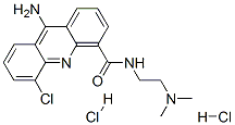 9-Amino-5-chloro-N-(2-(dimethylamino)ethyl)-4-acridinecarboxamide dihy drochloride Struktur