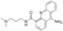 9-Amino-N-(3-(dimethylamino)propyl)-4-acridinecarboxamide Struktur