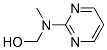 Methanol, (methyl-2-pyrimidinylamino)- (7CI) Struktur