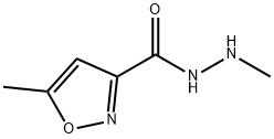 3-Isoxazolecarboxylicacid,5-methyl-,2-methylhydrazide(6CI,7CI) Struktur