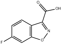 6-FLUOROBENZO[D]ISOXAZOLE-3-CARBOXYLIC ACID Struktur