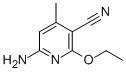 6-AMINO-2-ETHOXY-4-METHYLPYRIDINE-3-CARBONITRILE Struktur