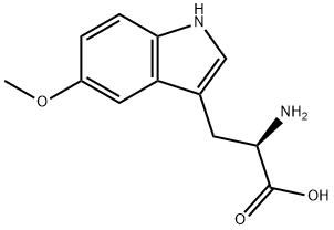 (R)-2-AMINO-3-(5-METHOXY-1H-INDOL-3-YL)-PROPIONIC ACID Struktur