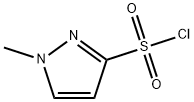 1-METHYL-1H-PYRAZOLE-3-SULFONYL CHLORIDE Struktur