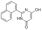 6-HYDROXY-2-(1-NAPHTHALENYL)-4(3H)-PYRIMIDINONE Struktur