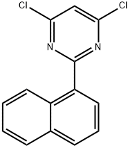 4,6-DICHLORO-2-(1-NAPHTHALENYL)PYRIMIDINE Struktur