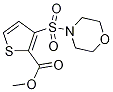 methyl 3-(morpholin-4-ylsulfonyl)thiophene-2-carboxylate Struktur