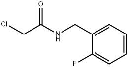 2-CHLORO-N-(2-FLUOROBENZYL)ACETAMIDE Struktur