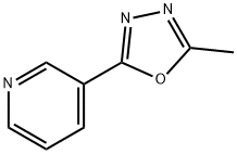 3-(5-Methyl-[1,3,4]oxadiazol-2-yl)-pyridine Struktur