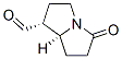 1H-Pyrrolizine-1-carboxaldehyde, hexahydro-5-oxo-, cis- (9CI) Struktur