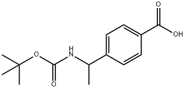 4-(1-BOC-AMINO-ETHYL)-BENZOIC ACID Struktur