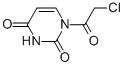 2,4(1H,3H)-Pyrimidinedione, 1-(chloroacetyl)- (9CI) Struktur