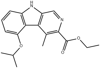 4-METHYL-5-(1-METHYLETHOXY)-9H-PYRIDO[3,4-B]INDOLE-3-CARBOXYLIC ACID ETHYL ESTER HYDROCHLORIDE price.