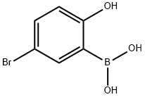 (5-BROMO-2-HYDROXY)BENZENEBORONIC ACID Struktur