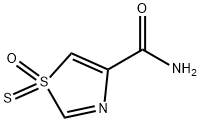 4-Thiazolecarboxamide,  thio-,  1-oxide  (7CI) Struktur