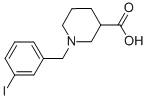 1-(3-IODO-BENZYL)-PIPERIDINE-3-CARBOXYLIC ACID Struktur