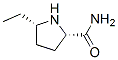 2-Pyrrolidinecarboxamide,5-ethyl-,(2S-cis)-(9CI) Struktur