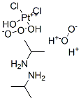 dichlorobis(isopropylamine) dihydroxyplatinum IV-hydrogen peroxide Struktur